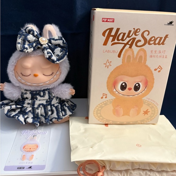 Labubu Accessories - Monster Doll w/ 2 Piece Outfit. (Doll INCLUDED).